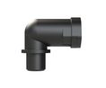 Conduit Fitting, Angled, Black, M16 x 1.5, Conduit Width - 10